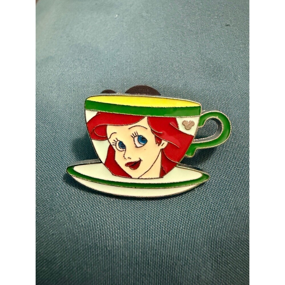 Disney’s Hidden Mickey - Princess Tea Cups - Ariel pin.